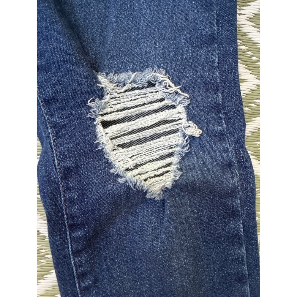 Good American Always Fits Ripped Skinny Jeans Sizes 6-12 - Picture 4 of 6